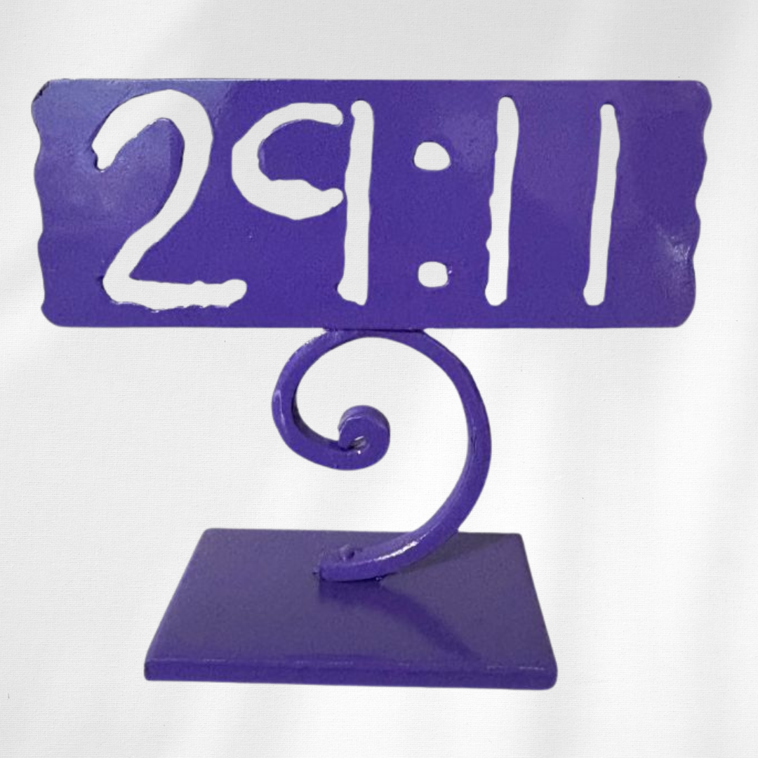 Bible Verse Sculpture – 29:11 – Handmade Christian Metal Art