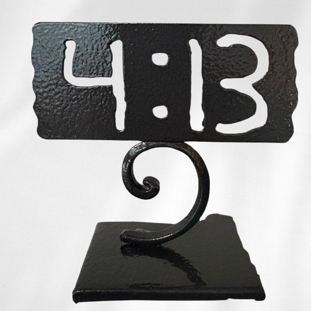 Bible Verse Sculpture – 4:13 – Handmade Christian Metal Art