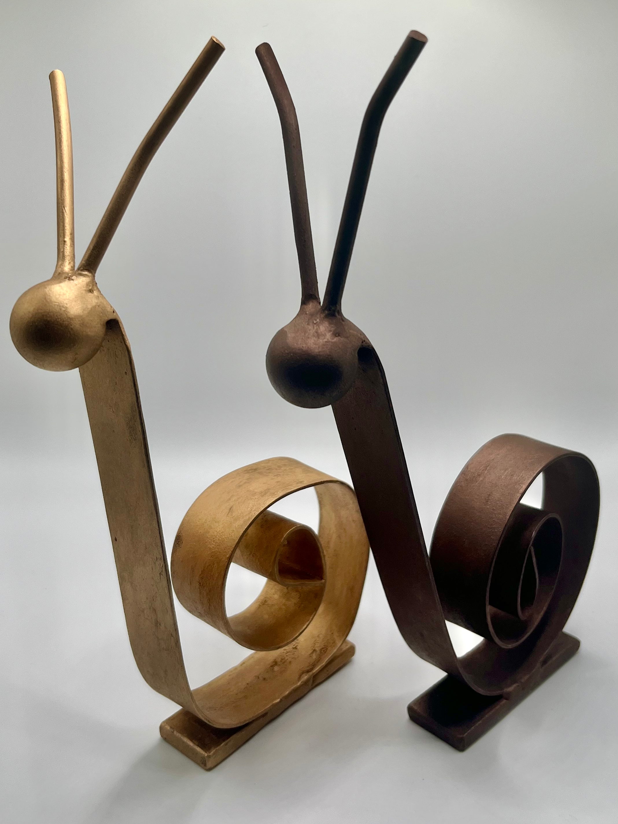 Metal Snail Sculpture