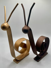 Metal Snail Sculpture