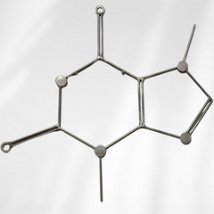 Chocolate Molecule Wall Art – Handmade Metal Chocolate Molecule Decor – Science Wall Hanging for Kitchen, Coffee Bar, or Office – Gift for Chocolate Lovers