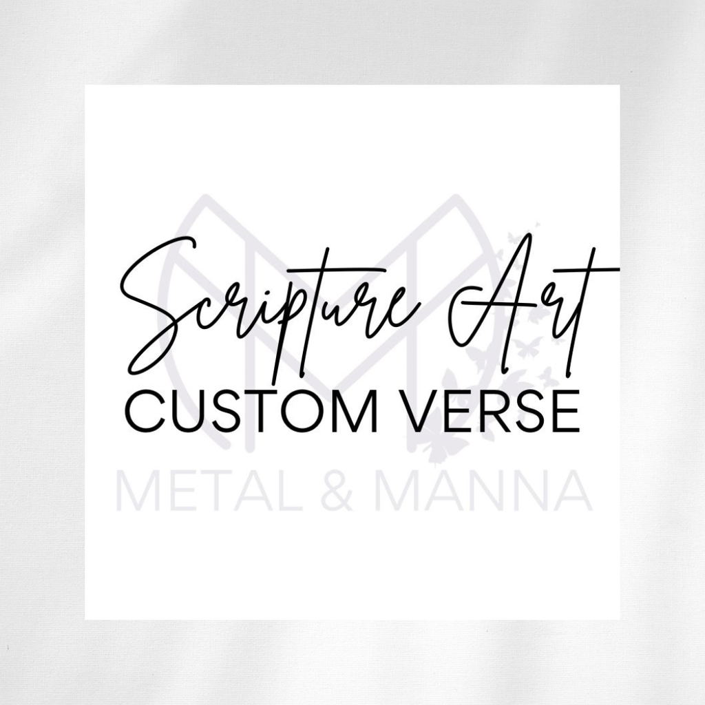Custom Bible Verse Sculpture – Choose Your Verse – Handmade Christian Art
