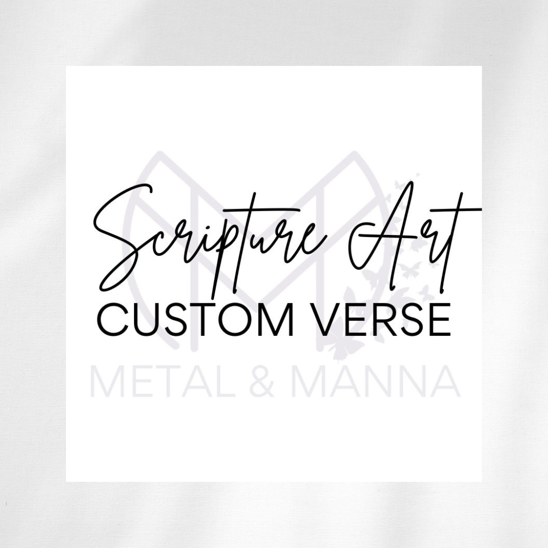 Custom Bible Verse Sculpture – Choose Your Verse – Handmade Christian Art